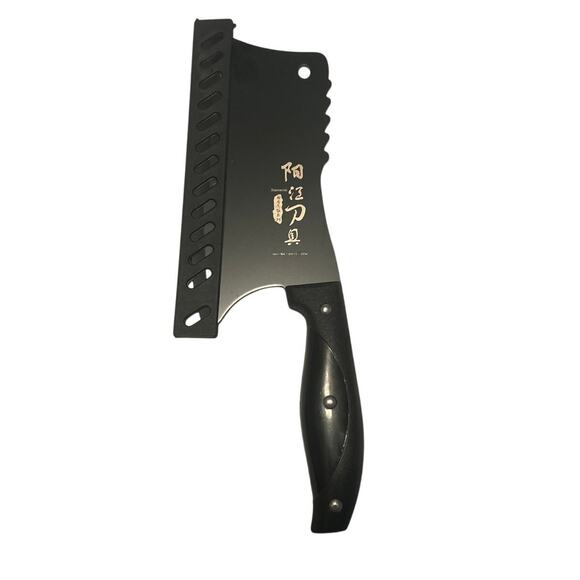New in Box Meat Cleaver Cutlery Blade Guard 12" Comfort Handle Knife - Picture 1 of 4